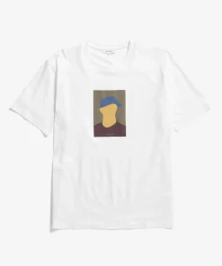T-SHIRTS^Norse Projects Johannes Organic Cap Print T-shirt White