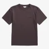 T-SHIRTS^Norse Projects Johannes Organic NORSE Logo T-shirt Wine Red