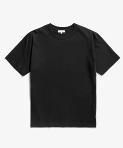 T-SHIRTS^Norse Projects Johannes Organic NORSE Logo T-shirt Black