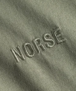 T-SHIRTS^Norse Projects Johannes Organic NORSE Logo T-shirt Sediment Green