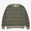 KNITWEAR^Norse Projects Jonas Scottish Lambswool Fair Isle Sweater Elm