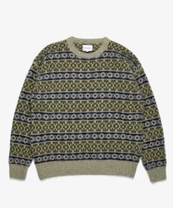 KNITWEAR^Norse Projects Jonas Scottish Lambswool Fair Isle Sweater Elm
