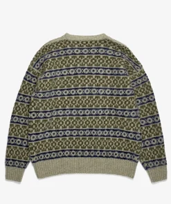 KNITWEAR^Norse Projects Jonas Scottish Lambswool Fair Isle Sweater Elm