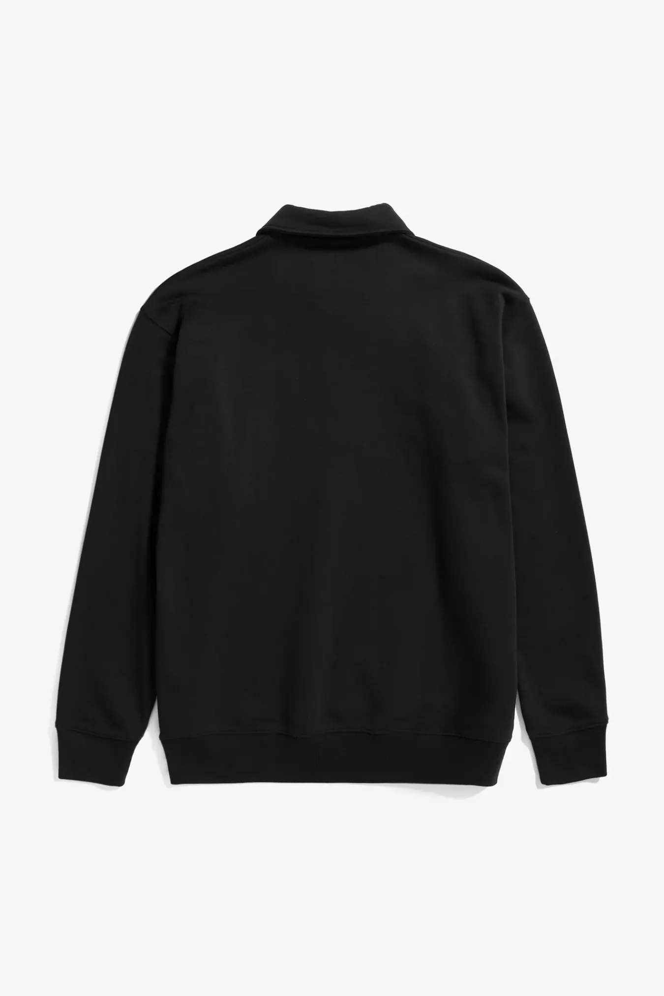 SWEATSHIRTS^Norse Projects Ketel Relaxed Organic NORSE Logo Half Zip Black