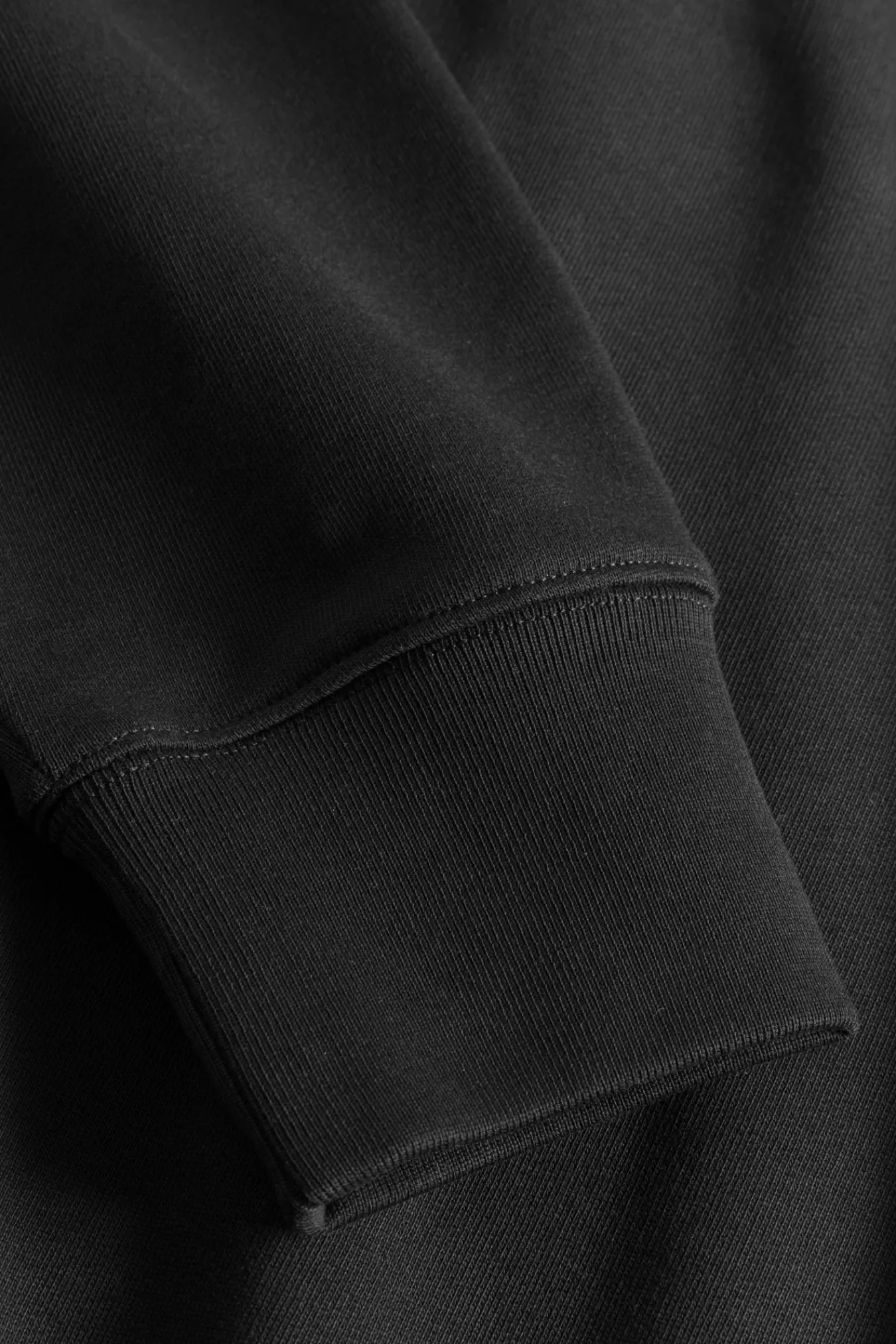 SWEATSHIRTS^Norse Projects Ketel Relaxed Organic NORSE Logo Half Zip Black