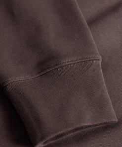 SWEATSHIRTS^Norse Projects Ketel Relaxed Organic NORSE Logo Half Zip Wine Red