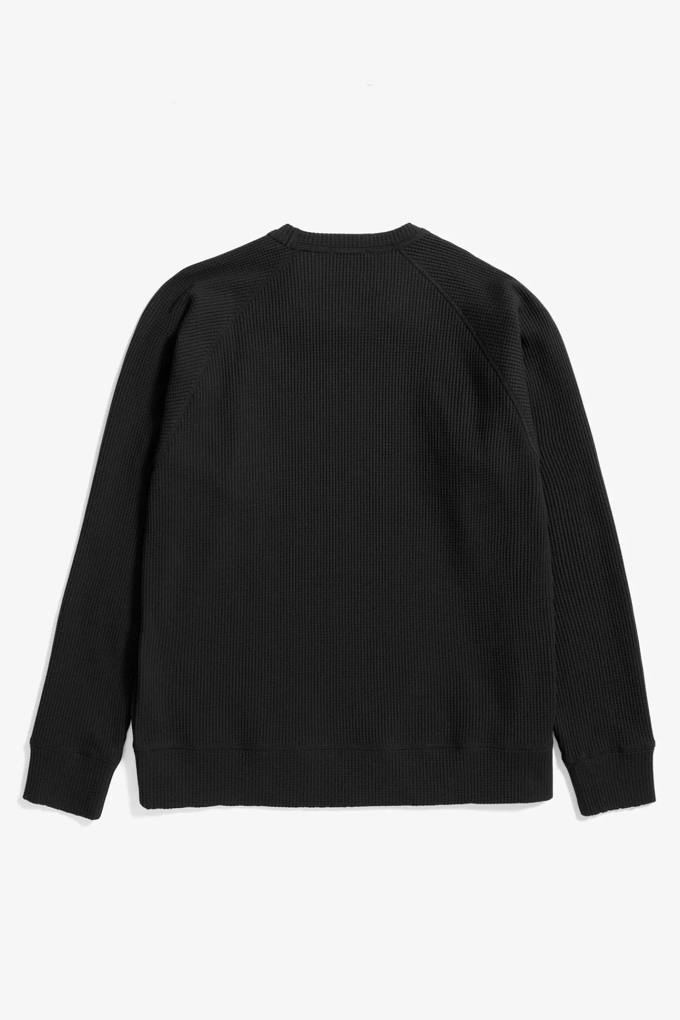 SWEATSHIRTS^Norse Projects Kristian Relaxed Tech Waffle Sweater Black