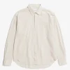 SHIRTING^Norse Projects Mo Oversized Striped Shirt Ecru