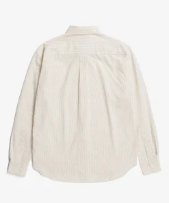 SHIRTING^Norse Projects Mo Oversized Striped Shirt Ecru