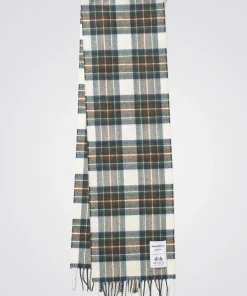 ACCESSORIES^Norse Projects Moon Checked Lambswool Scarf Scoria Blue