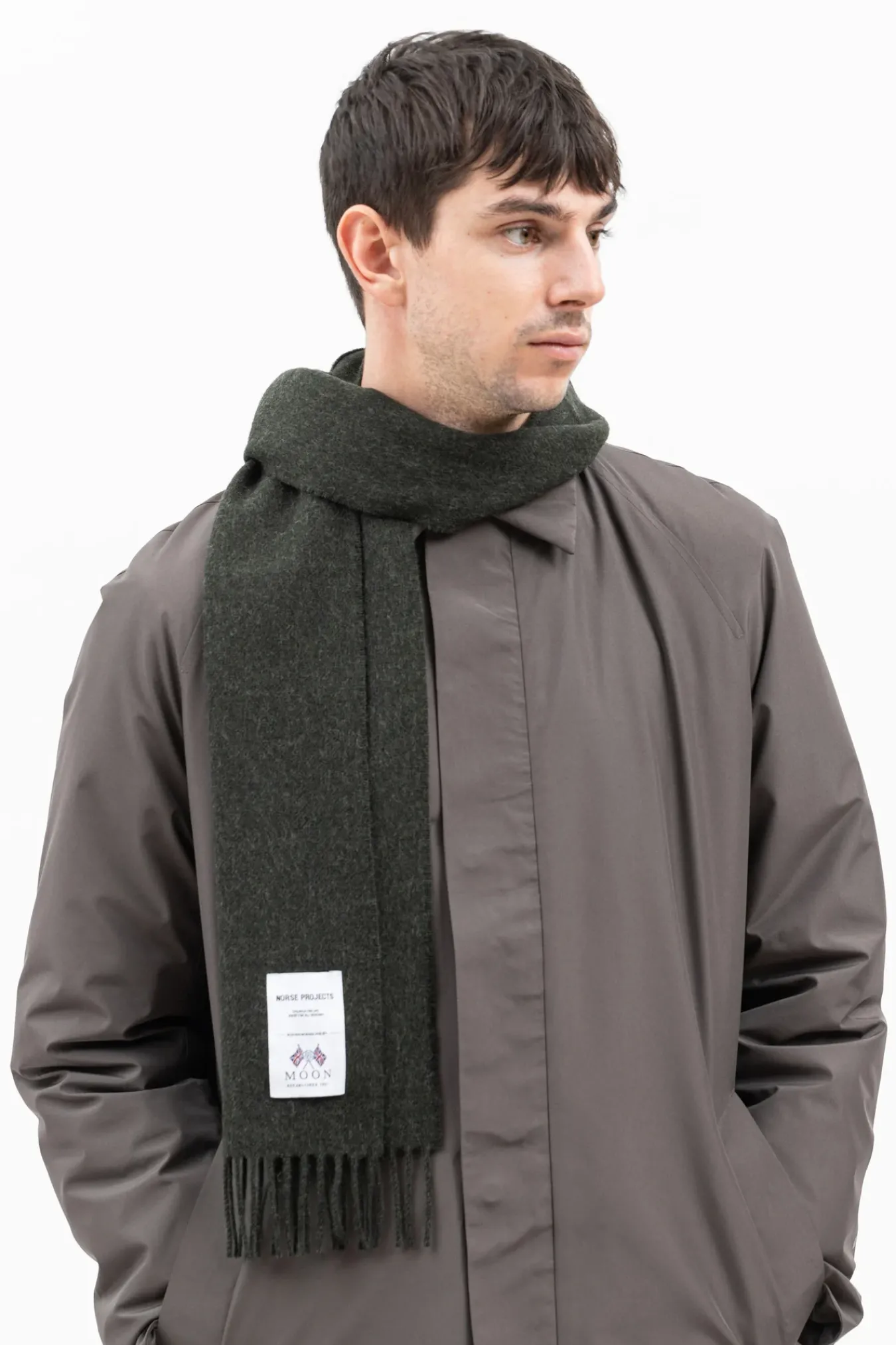 ACCESSORIES^Norse Projects Moon Lambswool Scarf Beech Green