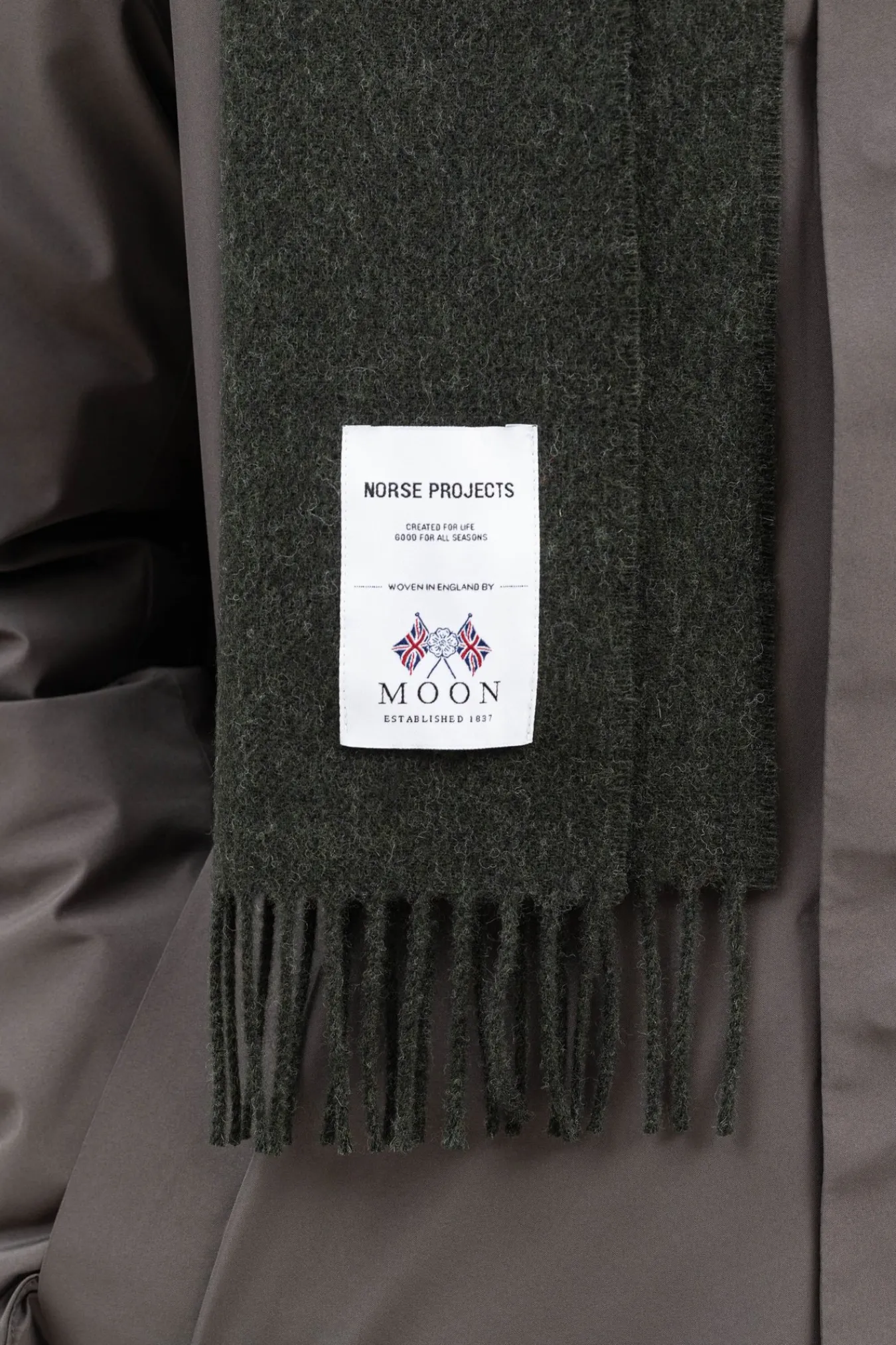 ACCESSORIES^Norse Projects Moon Lambswool Scarf Beech Green