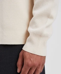 KNITWEAR^Norse Projects Nicolai Merino Cotton Milano Jacket Enamel White