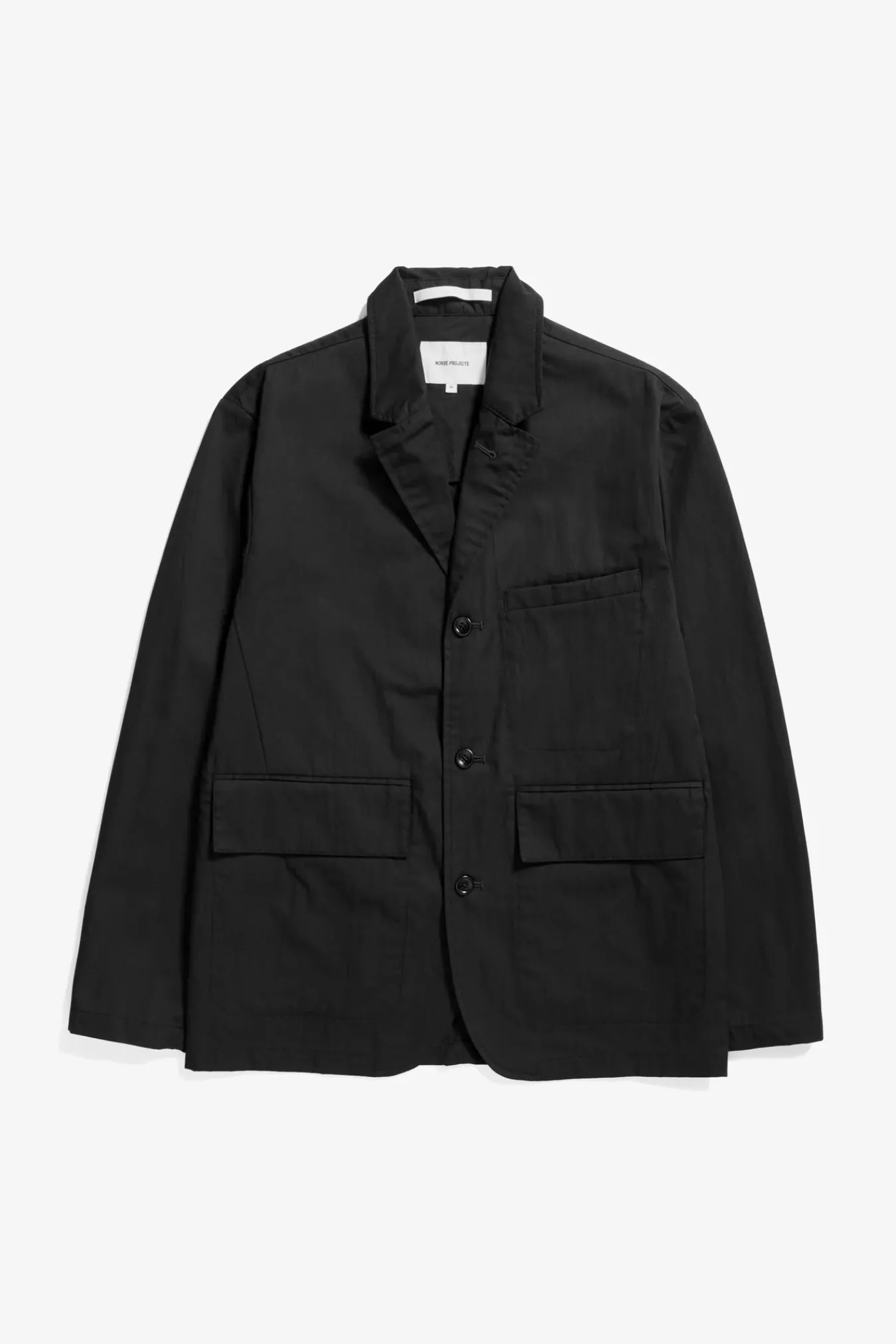 OVERSHIRTS | OUTERWEAR^Norse Projects Nilas Fine Broken Twill Work Jacket Black
