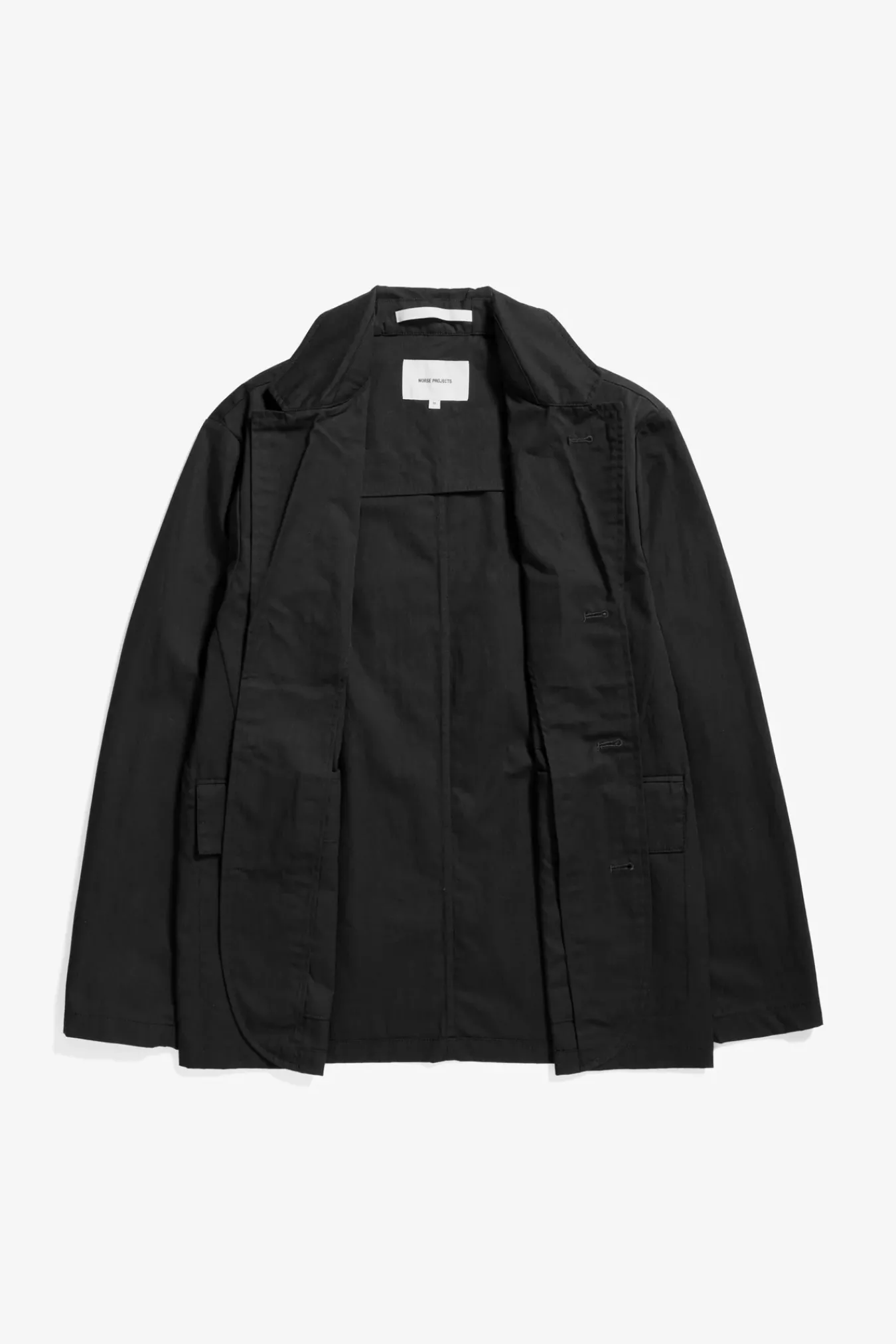 OVERSHIRTS | OUTERWEAR^Norse Projects Nilas Fine Broken Twill Work Jacket Black