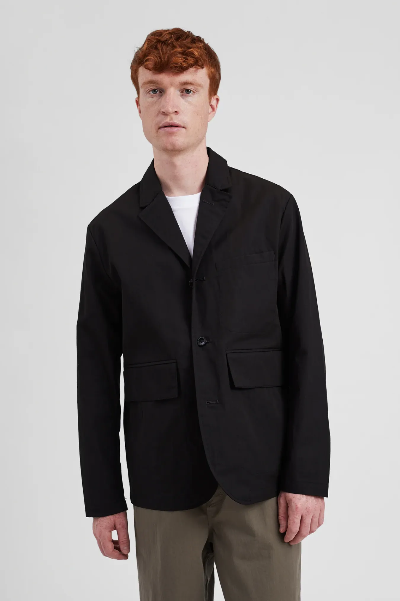 OVERSHIRTS | OUTERWEAR^Norse Projects Nilas Fine Broken Twill Work Jacket Black