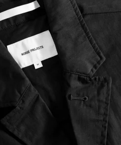 OVERSHIRTS | OUTERWEAR^Norse Projects Nilas Fine Broken Twill Work Jacket Black