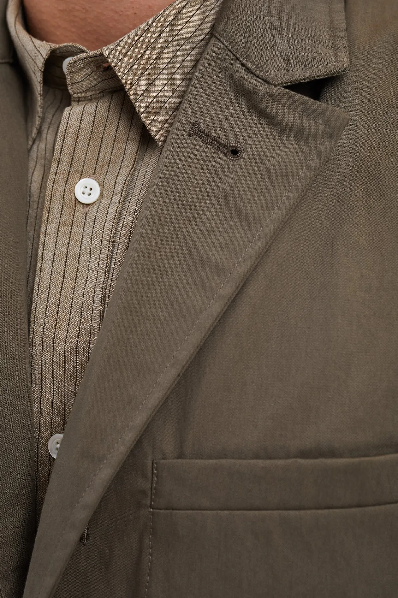 OVERSHIRTS | OUTERWEAR^Norse Projects Nilas Fine Broken Twill Work Jacket Sediment Green