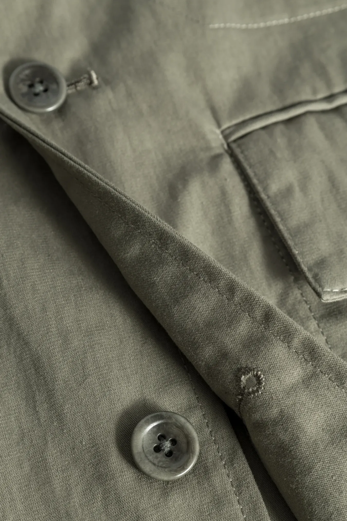 OVERSHIRTS | OUTERWEAR^Norse Projects Nilas Fine Broken Twill Work Jacket Sediment Green