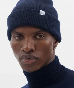 BEANIES^Norse Projects Norse Beanie Dark Navy