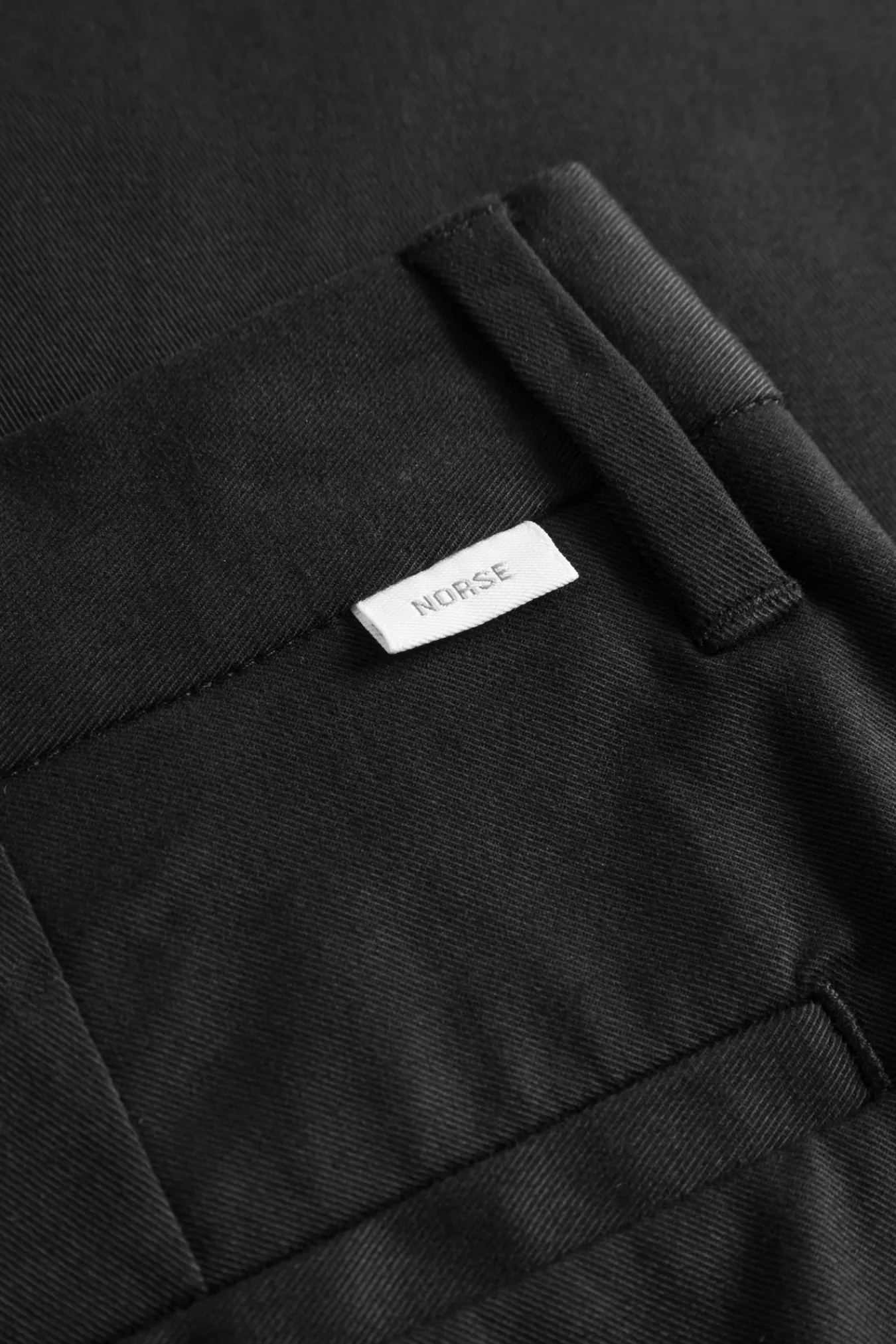 TROUSERS^Norse Projects Norse Standard Chino Black