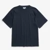 T-SHIRTS^Norse Projects Norse Standard Heavy Loose T-shirt Dark Navy