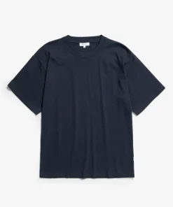T-SHIRTS^Norse Projects Norse Standard Heavy Loose T-shirt Dark Navy