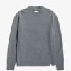 KNITWEAR^Norse Projects Norse Standard Merino Lambswool Sweater Grey Melange