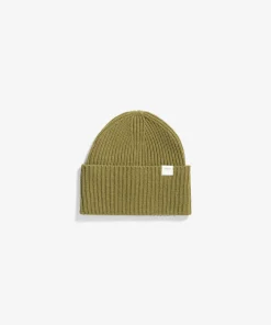 BEANIES^Norse Projects Norse Standard Merino Lambswool Beanie Sitka Green