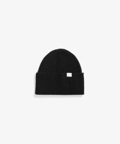 BEANIES^Norse Projects Norse Standard Merino Lambswool Beanie Black