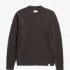 KNITWEAR^Norse Projects Norse Standard Merino Lambswool Sweater Heathland Brown