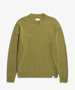 KNITWEAR^Norse Projects Norse Standard Merino Lambswool Sweater Sitka Green