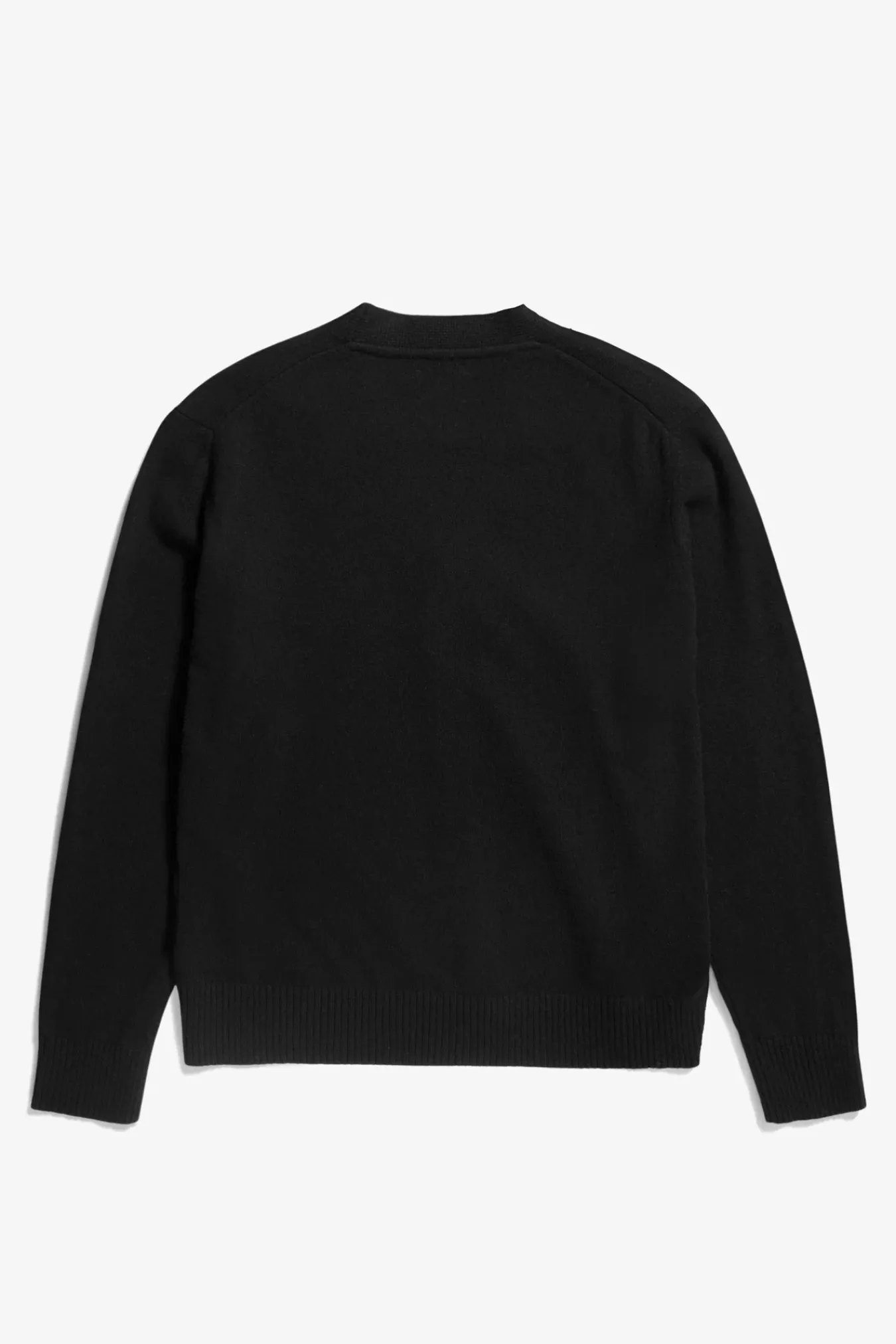 KNITWEAR^Norse Projects Norse Standard Merino Lambswool Cardigan Black