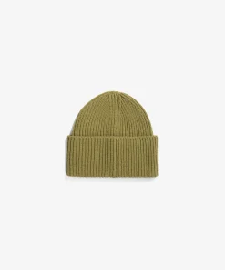 BEANIES^Norse Projects Norse Standard Merino Lambswool Beanie Sitka Green