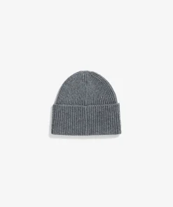 BEANIES^Norse Projects Norse Standard Merino Lambswool Beanie Grey Melange