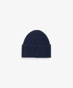 BEANIES^Norse Projects Norse Standard Merino Lambswool Beanie Dark Navy