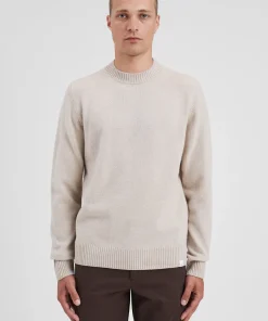 KNITWEAR^Norse Projects Norse Standard Merino Lambswool Sweater Oatmeal