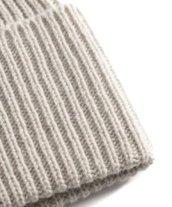 BEANIES^Norse Projects Norse Standard Merino Lambswool Beanie Oatmeal