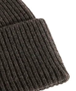 BEANIES^Norse Projects Norse Standard Merino Lambswool Beanie Heathland Brown