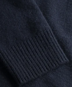 KNITWEAR^Norse Projects Norse Standard Merino Lambswool Polo Dark Navy