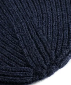 BEANIES^Norse Projects Norse Standard Merino Lambswool Beanie Dark Navy