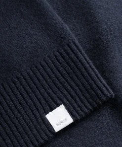 KNITWEAR^Norse Projects Norse Standard Merino Lambswool Cardigan Dark Navy