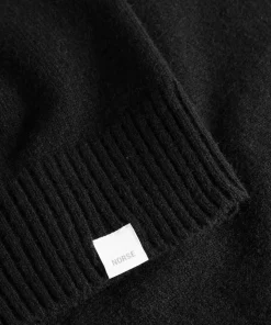KNITWEAR^Norse Projects Norse Standard Merino Lambswool Sweater Black
