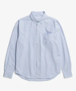 SHIRTING^Norse Projects Norse Standard Oxford BD Shirt Pale Blue Stripe