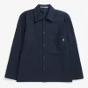 OVERSHIRTS^Norse Projects Norse Standard Twill Overshirt Dark Navy