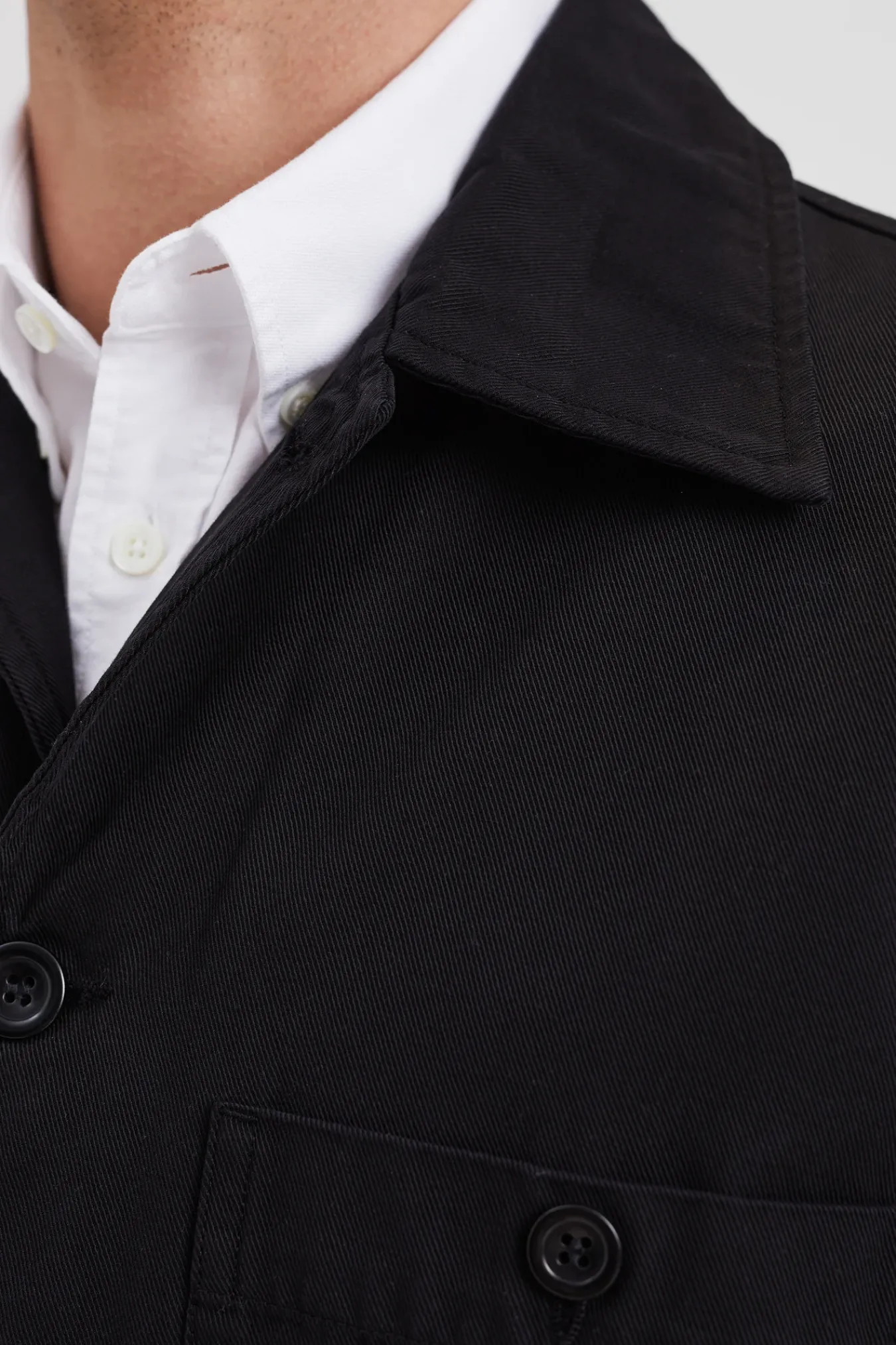 OVERSHIRTS^Norse Projects Norse Standard Twill Overshirt Black