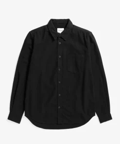 SHIRTING^Norse Projects Osvald Flannel Shirt Black
