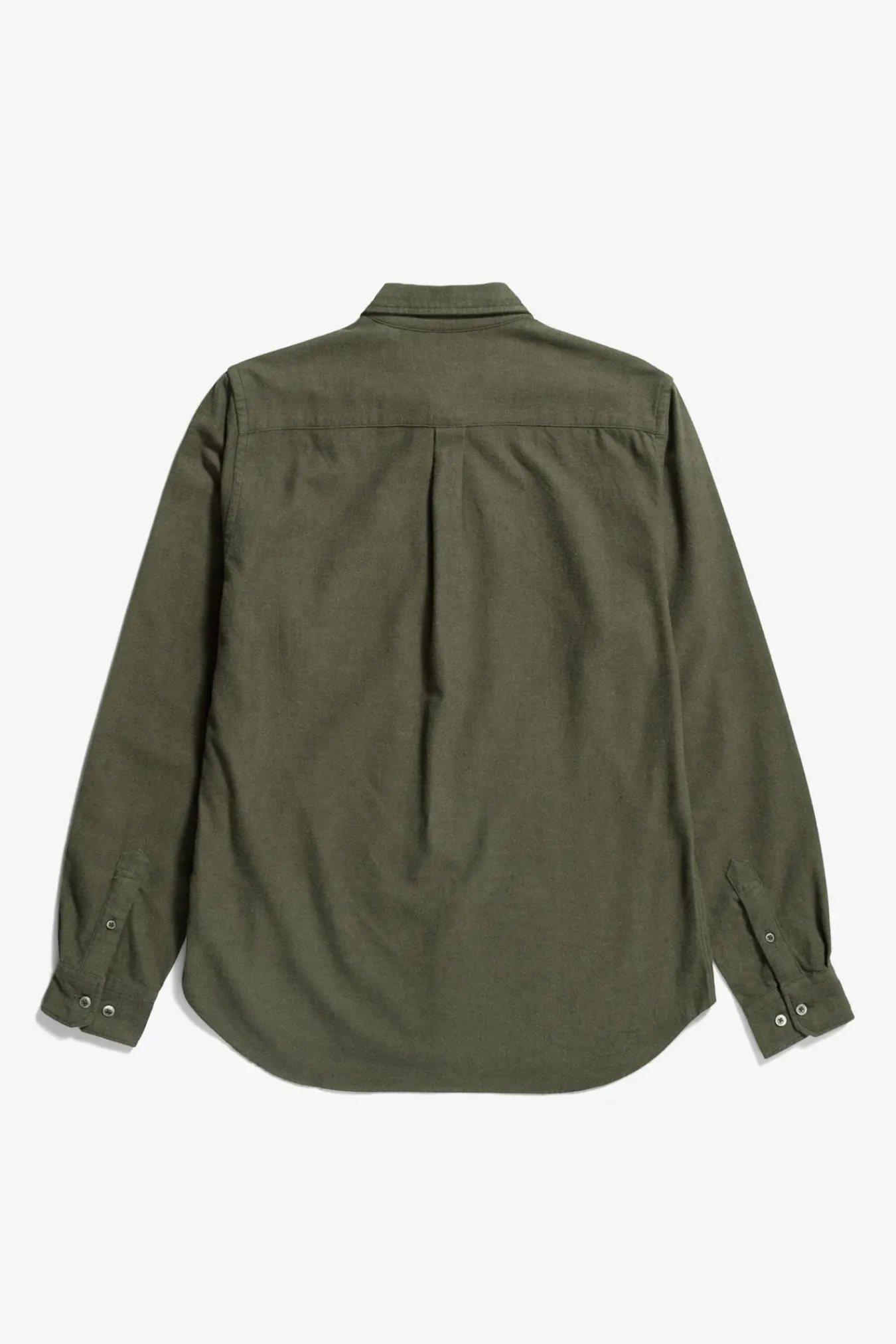 SHIRTING^Norse Projects Osvald Flannel Shirt Sitka Green