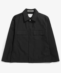 OVERSHIRTS^Norse Projects Pelle Fine Broken Twill Overshirt Black