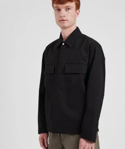 OVERSHIRTS^Norse Projects Pelle Fine Broken Twill Overshirt Black